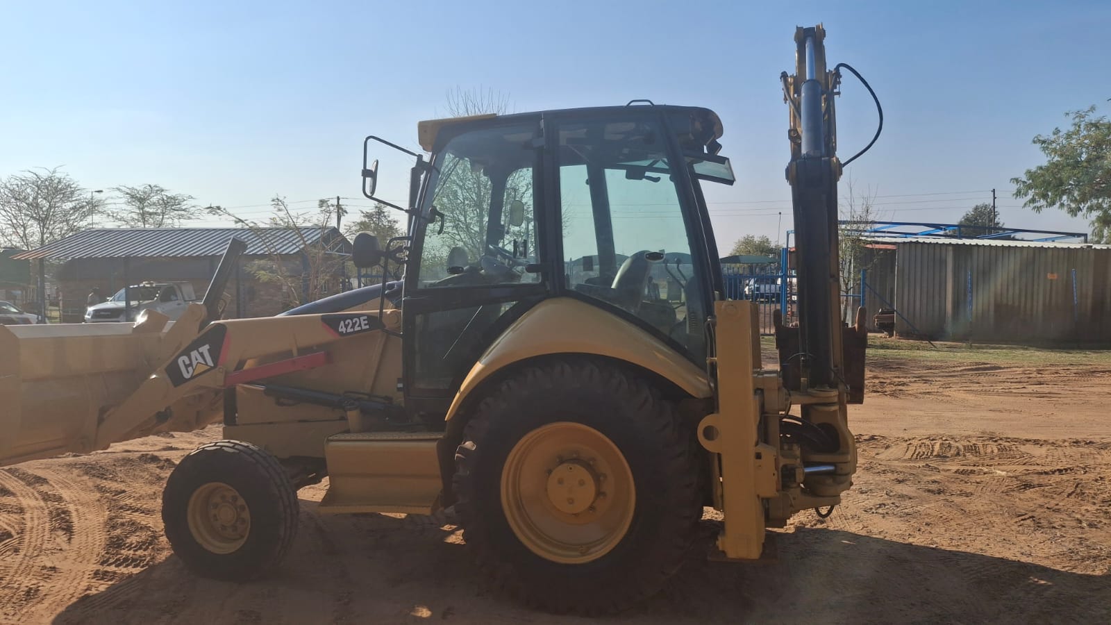 CAT 422E TLB Backhoe Loader Maintained  Neat