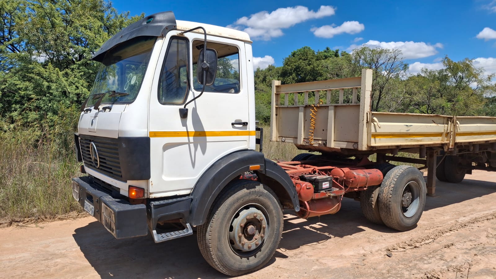 Mercedes 1926 ADE 407 Auto and Dropside Trailer