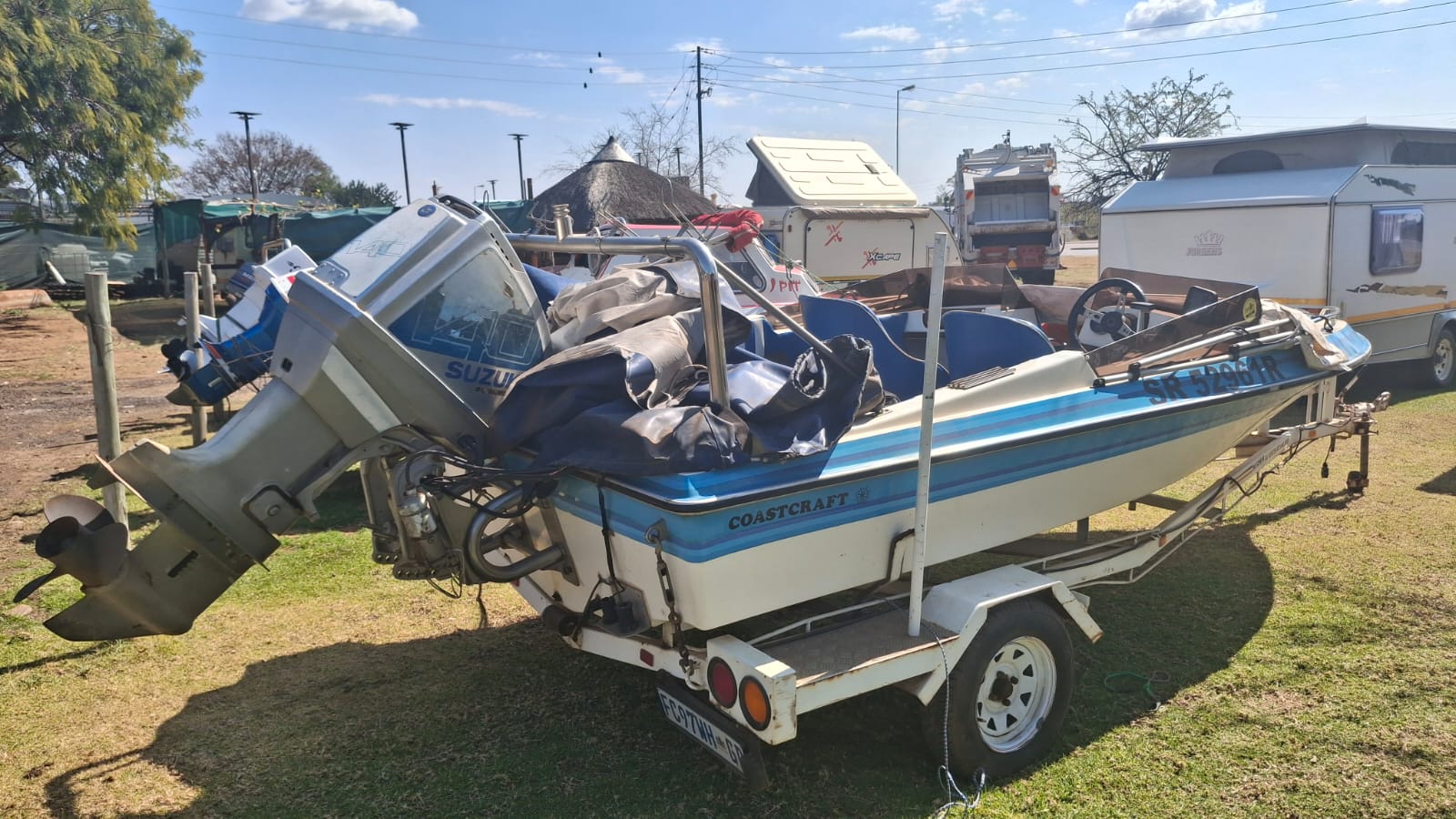 Coastcraft Boat Suzuki 140 Tube Ski